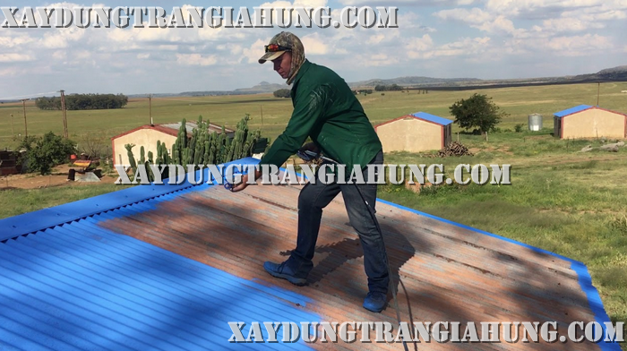 Cách sơn 2 thành phần trên sắt 
